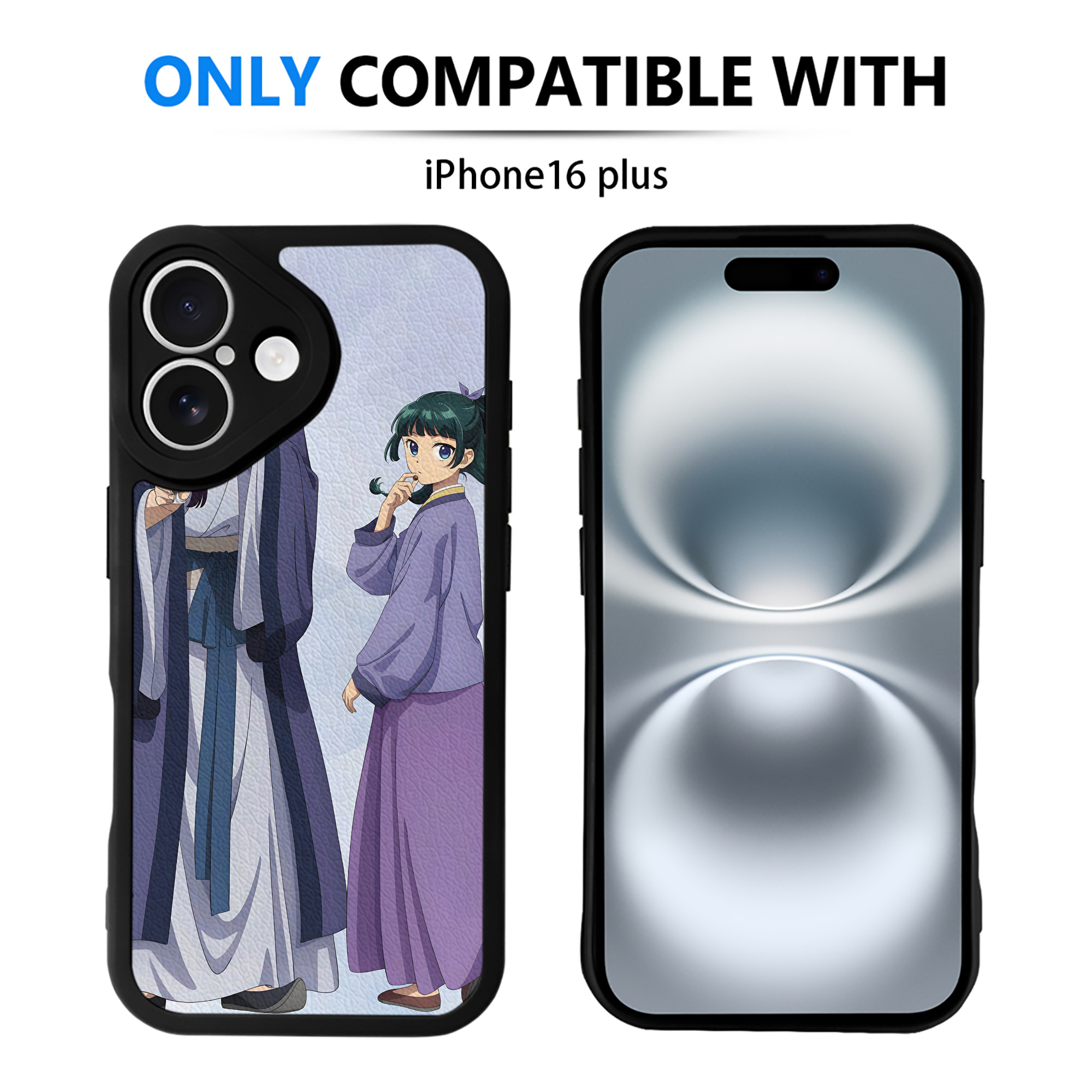 薬屋のひとりごと The Apothecary Diaries 【iPhone 16シリーズ対応】シリコンスマホケース（レザー調） 材質：シリコン